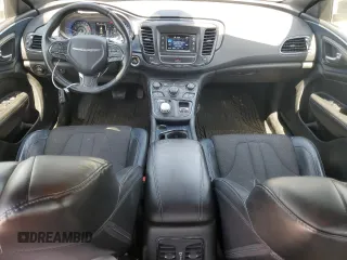 2015 Chrysler 200 S with VIN 1C3CCCBB0FN604457, listed as a Copart auction lot 53078495 with 130,397 mi miles and Salvage Title. Bid and sale history available at carsss.com. Image 8.