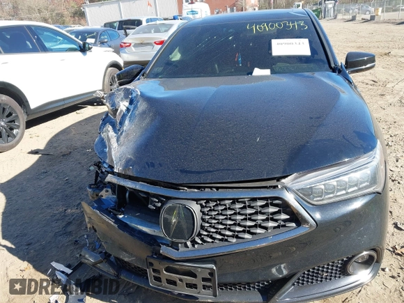 2018 Acura TLX w/A-SPEC Pkg with VIN 19UUB3F60JA004295, listed as a IAAI auction lot 40900343 with 48,264 mi miles. Bid and sale history available at carsss.com. Image 6.