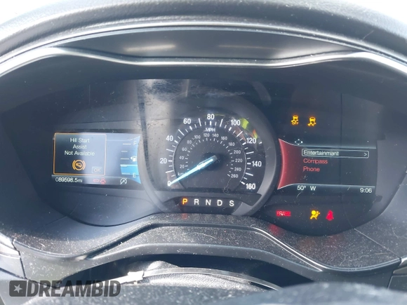 2019 Ford Fusion SE with VIN 3FA6P0HD3KR230962, listed as a IAAI auction lot 42053949 with 89,598 mi miles. Bid and sale history available at carsss.com. Image 7.