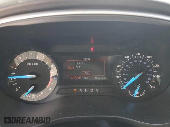 2015 Ford Fusion SE with VIN 1FA6P0H72F5125641, listed as a Copart auction lot 41780375 with 156,747 mi miles and Salvage Title. Bid and sale history available at DreamBid. Image 9.