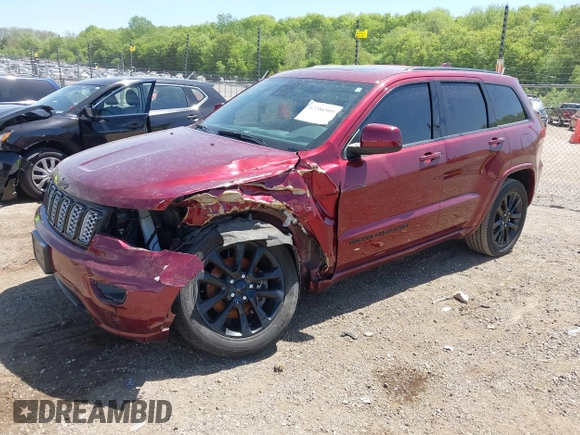 2021 Jeep Grand Cherokee Laredo X z VIN 1C4RJFAG9MC653627, wystawiony jako IAAI lot #42286505 z przebiegiem 33 073 mil mil oraz . Historia ofert i sprzedaży dostępna na DreamBid. Obrazek 17.