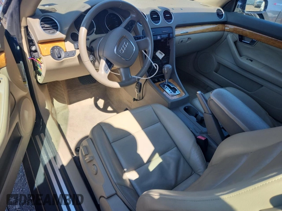 2007 Audi A4 2.0T with VIN WAUDF48H17K027091, listed as a Copart auction lot 65282805 with 88,245 mi miles and Salvage title. Bid and sale history available at DreamBid. Image 8.
