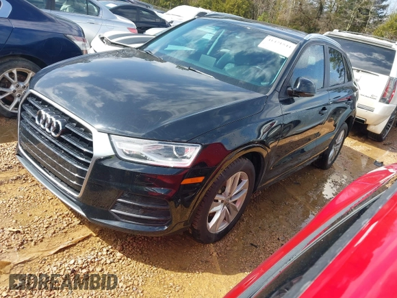 2017 Audi Q3 Premium with VIN WA1ECCFS6HR014333, listed as a IAAI auction lot 41471544 with 105,121 mi miles. Bid and sale history available at carsss.com. Image 18.