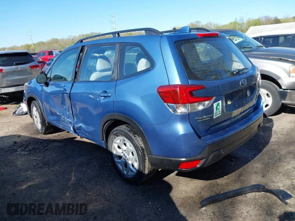2020 Subaru Forester with VIN JF2SKADC5LH482601, listed as a IAAI auction lot 42038882 with 93,831 mi miles. Bid and sale history available at carsss.com. Image 3.