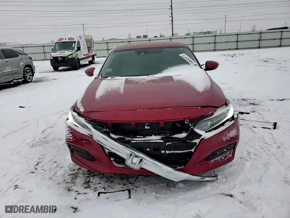 2018 Honda Accord Sedan LX 1.5T with VIN 1HGCV1F17JA228739, listed as a Copart auction lot 44645415 with 59,209 mi miles and Salvage Title. Bid and sale history available at carsss.com. Image 10.