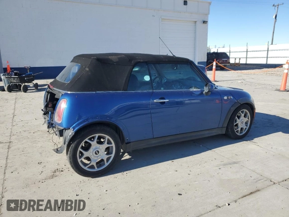 2007 MINI Convertible S z VIN WMWRH33547TL94410, wystawiony jako Copart lot #89339055 z przebiegiem 124 433 mil mil oraz Szkoda całkowita • Salvage title. Historia ofert i sprzedaży dostępna na DreamBid. Obrazek 3.