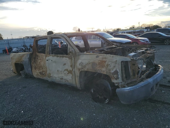 2014 Chevrolet Silverado 1500 LT with VIN 3GCUKREH8EG439397, listed as a Copart auction lot 84701514 with 0 mi miles and Non Repairable. Bid and sale history available at carsss.com. Image 4.