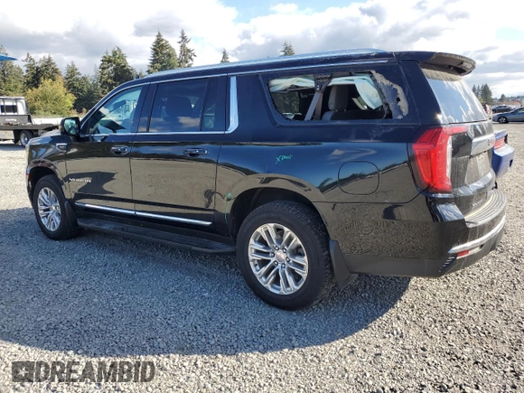 2021 GMC Yukon XL SLT with VIN 1GKS2GKT5MR448033, listed as a Copart auction lot 72269514 with 78,654 mi miles and Salvage Title. Bid and sale history available at carsss.com. Image 2.
