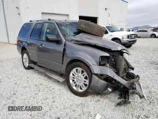 2012 Ford Expedition Limited with VIN 1FMJU2A57CEF64875, listed as a Copart auction lot 47412055 with Not provided miles and Salvage title. Bid and sale history available at DreamBid. Image 4.