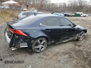 2018 Lexus IS with VIN JTHC81D2XJ5029211, listed as a Copart auction lot 84718274 with 28,290 mi miles and Salvage Title. Bid and sale history available at carsss.com. Image 3.