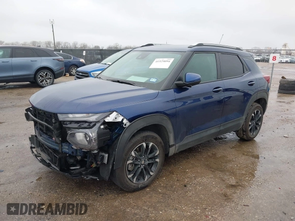 2023 Chevrolet TrailBlazer LT with VIN KL79MPS27PB135992, listed as a IAAI auction lot 41529094 with 19,923 mi miles. Bid and sale history available at carsss.com. Image 16.