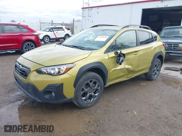 2022 Subaru Crosstrek Special Sports with VIN JF2GTHSC2NH254928, listed as a IAAI auction lot 41931655 with 23,504 mi miles and . Bid and sale history available at DreamBid. Image 2.