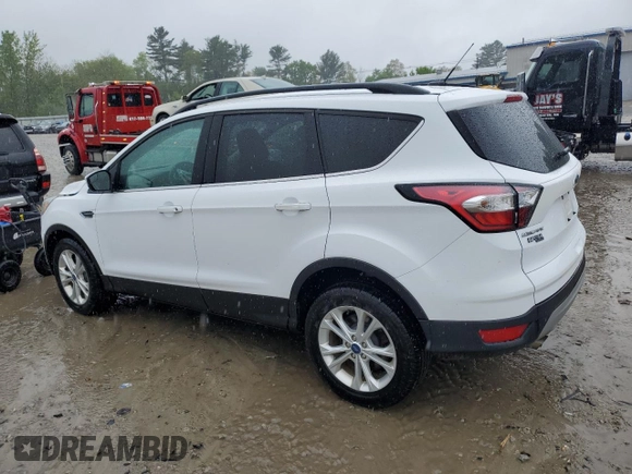 2018 Ford Escape SE z VIN 1FMCU9GD2JUA76985, wystawiony jako Copart lot #55743855 z przebiegiem 84 549 mil mil oraz Szkody całkowita. Historia ofert i sprzedaży dostępna na DreamBid. Obrazek 2.