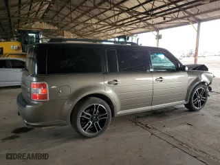 2014 Ford Flex SEL with VIN 2FMGK5C87EBD30470, listed as a Copart auction lot 45522435 with 130,169 mi miles and Salvage Title. Bid and sale history available at carsss.com. Image 3.