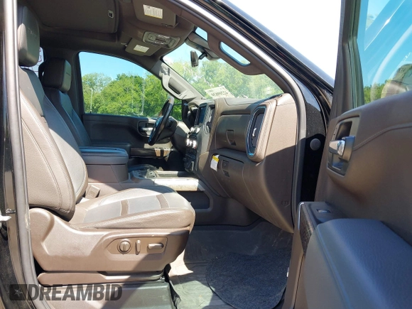 2021 GMC Sierra 1500 Denali with VIN 1GTU9FEL4MZ253708, listed as a IAAI auction lot 42209839 with 52,279 mi miles and . Bid and sale history available at DreamBid. Image 5.