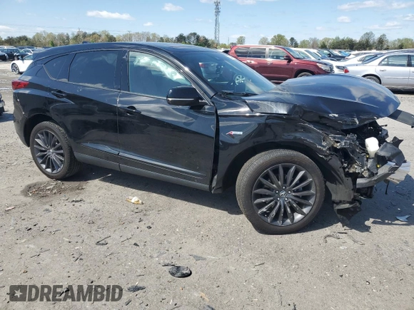2024 Acura RDX w/A-Spec Advance Package with VIN 5J8TC2H83RL001330, listed as a Copart auction lot 52334685 with 10,401 mi miles and Salvage Title. Bid and sale history available at carsss.com. Image 4.