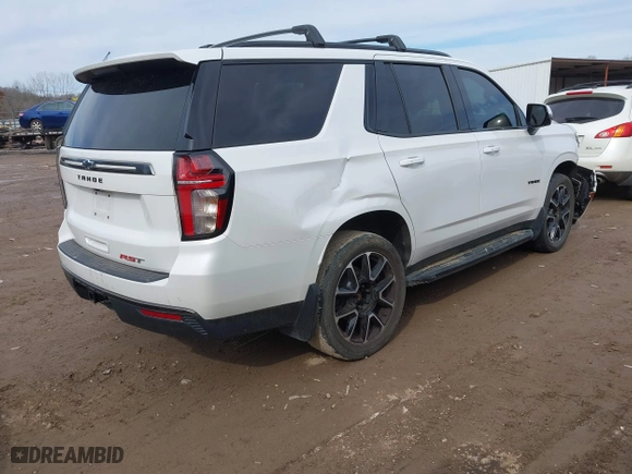 2021 Chevrolet Tahoe RST with VIN 1GNSKRKD6MR323940, listed as a IAAI auction lot 41526915 with 68,242 mi miles. Bid and sale history available at carsss.com. Image 4.