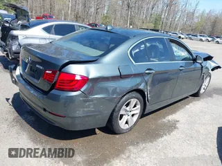 2013 BMW 5 Series 528i xDrive with VIN WBAXH5C56DDW13425, listed as a IAAI auction lot 41927530 with 120,847 mi miles. Bid and sale history available at carsss.com. Image 4.