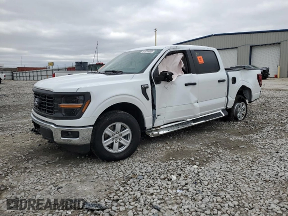 2024 Ford F-150 with VIN 1FTFW1FD4RFB40135, listed as a Copart auction lot 51074655 with Not provided miles and Salvage title. Bid and sale history available at DreamBid. Image 1.