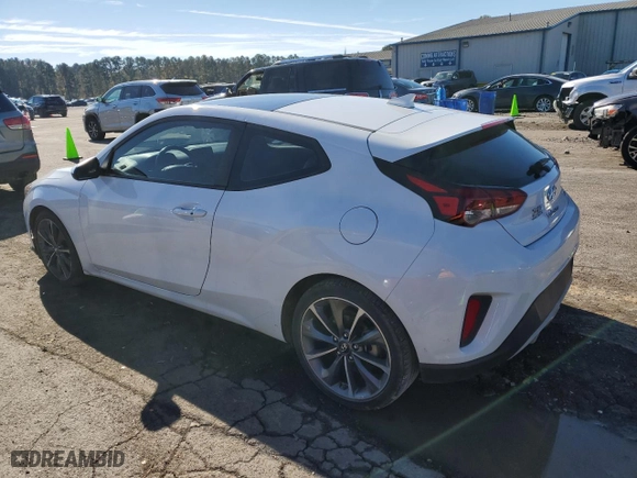 2019 Hyundai Veloster 2.0 Premium with VIN KMHTG6AF9KU008619, listed as a Copart auction lot 82795614 with 49,308 mi miles and Salvage Title. Bid and sale history available at carsss.com. Image 2.