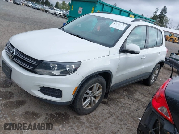 2017 Volkswagen Tiguan S with VIN WVGBV7AX5HK025695, listed as a IAAI auction lot 42071120 with 98,330 mi miles and . Bid and sale history available at DreamBid. Image 21.
