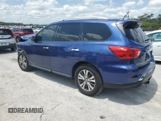 2018 Nissan Pathfinder Platinum with VIN 5N1DR2MM7JC664291, listed as a Copart auction lot 46748475 with 142,708 mi miles and Salvage title. Bid and sale history available at DreamBid. Image 2.