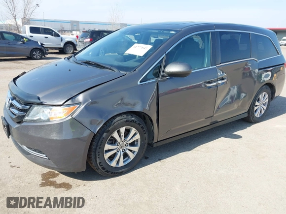 2014 Honda Odyssey EX-L z VIN 5FNRL5H64EB031426, wystawiony jako IAAI lot #41777542 z przebiegiem 162 426 mil mil oraz . Historia ofert i sprzedaży dostępna na DreamBid. Obrazek 22.