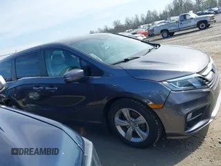 2018 Honda Odyssey EX-L with VIN 5FNRL6H77JB101803, listed as a IAAI auction lot 41927622 with 147,587 mi miles. Bid and sale history available at carsss.com. Image 13.