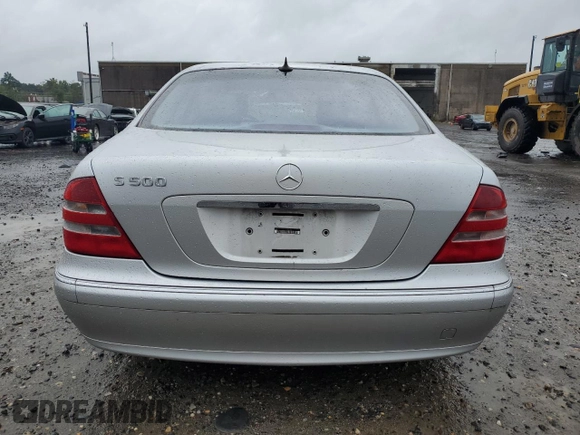 2002 Mercedes-Benz S-Class 5.0L with VIN WDBNG75J02A308650, listed as a Copart auction lot 71954194 with 191,891 mi miles and Clean Title. Bid and sale history available at carsss.com. Image 6.