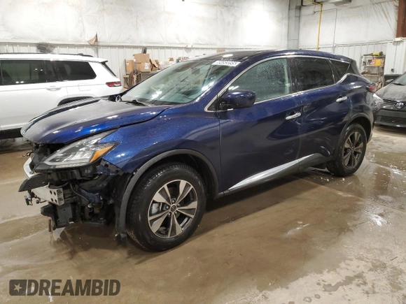2023 Nissan Murano S with VIN 5N1AZ2AJ0PC124352, listed as a Copart auction lot 88493895 with 57,548 mi miles and Clean title. Bid and sale history available at DreamBid. Image 1.