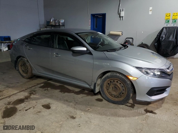 2018 Honda Civic Sedan LX with VIN 2HGFC2F55JH019500, listed as a Copart auction lot 51236715 with 114,852 mi miles and Salvage Title. Bid and sale history available at carsss.com. Image 4.