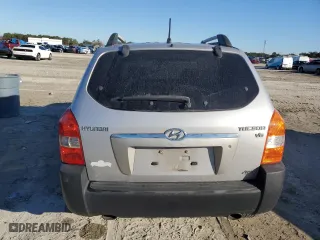 2006 Hyundai Tucson GLS with VIN KM8JN72D96U345099, listed as a Copart auction lot 42353045 with 0 mi miles and Salvage Title. Bid and sale history available at carsss.com. Image 6.