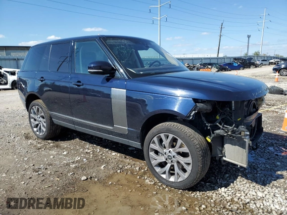 2020 Land Rover Range Rover HSE with VIN SALGS2RU5LA585658, listed as a Copart auction lot 73409474 with 64,340 mi miles and Salvage Title. Bid and sale history available at DreamBid. Image 4.