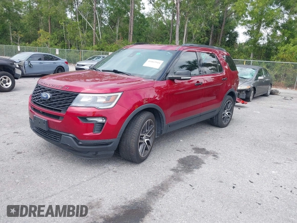 2019 Ford Explorer Sport with VIN 1FM5K8GT0KGB06646, listed as a IAAI auction lot 41865944 with 106,289 mi miles and . Bid and sale history available at DreamBid. Image 18.