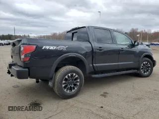 2024 Nissan Titan Pro-4X z VIN 1N6AA1ED9RN108679, wystawiony jako Copart lot #53356715 z przebiegiem 23 038 mil mil oraz Szkoda całkowita • Salvage title. Historia ofert i sprzedaży dostępna na DreamBid. Obrazek 3.