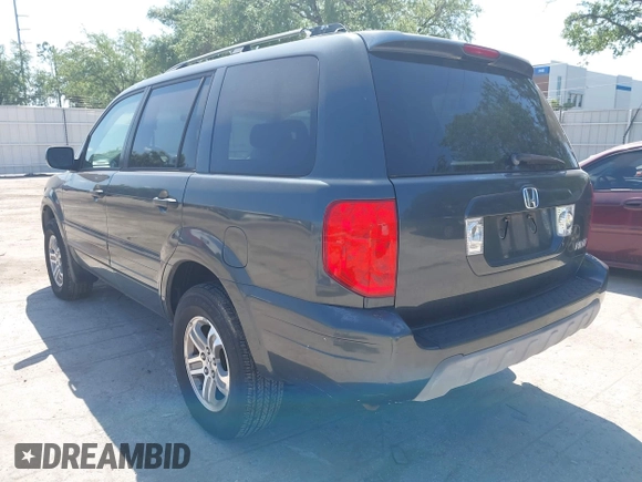 2003 Honda Pilot EX with VIN 2HKYF18463H622625, listed as a IAAI auction lot 41978601 with 152,512 mi miles. Bid and sale history available at carsss.com. Image 3.