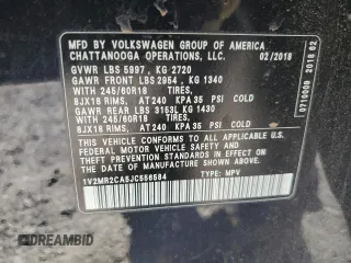 2018 Volkswagen Atlas SEL z VIN 1V2MR2CA5JC556584, wystawiony jako Copart lot #54410255 z przebiegiem 111 580 mil mil oraz Szkoda całkowita • Salvage title. Historia ofert i sprzedaży dostępna na DreamBid. Obrazek 14.