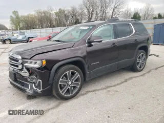 2020 GMC Acadia SLT with VIN 1GKKNMLSXLZ169445, listed as a Copart auction lot 53445145 with 32,860 mi miles and Salvage title. Bid and sale history available at DreamBid. Image 1.