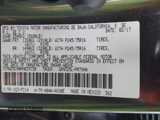 2017 Toyota Tacoma SR5 z VIN 3TMAZ5CN0HM039730, wystawiony jako IAAI lot #42406448 z przebiegiem 69 530 mil mil oraz . Historia ofert i sprzedaży dostępna na DreamBid. Obrazek 9.