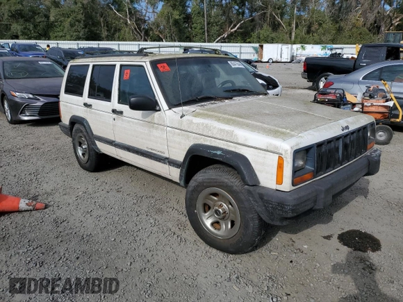 1998 Jeep Cherokee Sport with VIN 1J4FT68S8WL101900, listed as a Copart auction lot 86476444 with 0 mi miles and Salvage Title. Bid and sale history available at carsss.com. Image 4.