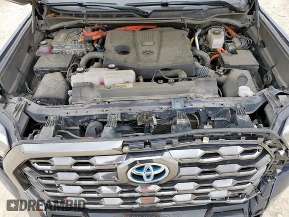 2023 Toyota Tundra Platinum Hybrid с VIN 5TFNC5EC2PX002928, выставлен на аукционе Copart как лот 57489745 с пробегом 34 203 миль миль и Чистый • Clean title. История ставок и продаж доступна на DreamBid. Изображение 11.