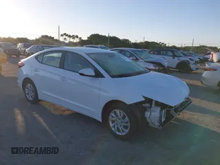 2020 Hyundai Elantra SE with VIN 5NPD74LF9LH606781, listed as a IAAI auction lot 41757029 with 12,563 mi miles. Bid and sale history available at carsss.com. Image 1.