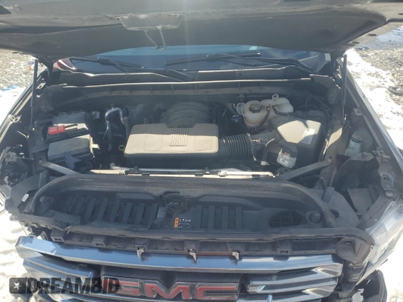 2021 GMC Sierra 1500 AT4 with VIN 3GTP9EEL0MG403871, listed as a Copart auction lot 43845305 with 51,209 mi miles and Non Repairable. Bid and sale history available at carsss.com. Image 13.