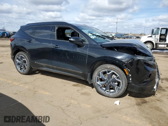 2021 Chevrolet Blazer RS z VIN 3GNKBKRS9MS528936, wystawiony jako Copart lot #50494905 z przebiegiem 31 006 mil mil oraz Szkoda całkowita • Salvage title. Historia ofert i sprzedaży dostępna na DreamBid. Obrazek 4.