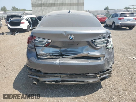 2015 BMW X6 xDrive35i with VIN 5UXKU2C58F0F95304, listed as a Copart auction lot 64668453 with 141,413 mi miles. Bid and sale history available at carsss.com. Image 6.