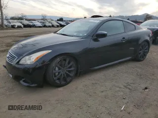 2008 Infiniti G37 Coupe Sport with VIN JNKCV64EX8M119779, listed as a Copart auction lot 42743475 with Not Provided miles and Salvage Title. Bid and sale history available at carsss.com. Image 1.