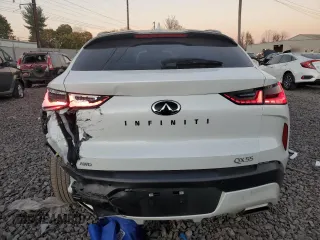 2024 Infiniti QX55 Luxe with VIN 3PCAJ5JR7RF113714, listed as a Copart auction lot 79325634 with 3,147 mi miles and Salvage Title. Bid and sale history available at DreamBid. Image 6.