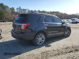 2013 Ford Explorer XLT with VIN 1FM5K8D81DGB56586, listed as a Copart auction lot 49843835 with Not Provided miles and Salvage Title. Bid and sale history available at DreamBid. Image 3.
