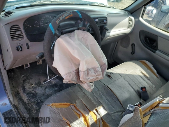 1997 Ford Ranger XLT with VIN 1FTCR10A6VUB70123, listed as a Copart auction lot 49894725 with 177,885 mi miles and Salvage Title. Bid and sale history available at DreamBid. Image 8.