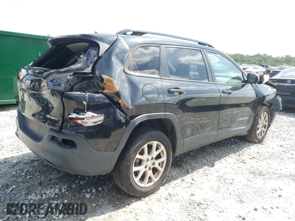 2016 Jeep Cherokee Sport z VIN 1C4PJLAB3GW233584, wystawiony jako Copart lot #61441815 z przebiegiem 168 112 mil mil oraz Szkoda całkowita • Salvage title. Historia ofert i sprzedaży dostępna na DreamBid. Obrazek 3.